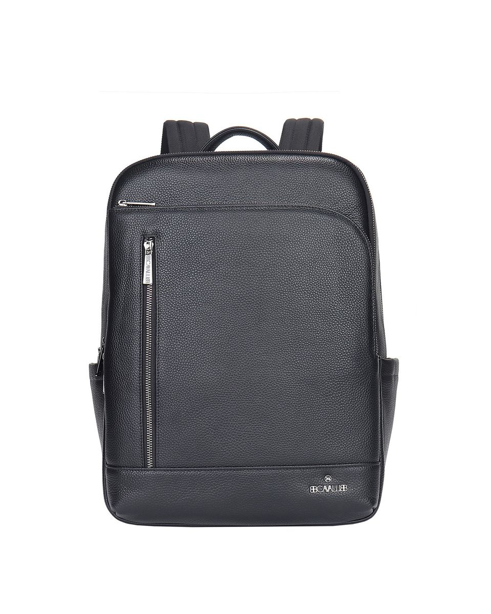 Klassischer Rucksack aus genarbtem Leder Unisex