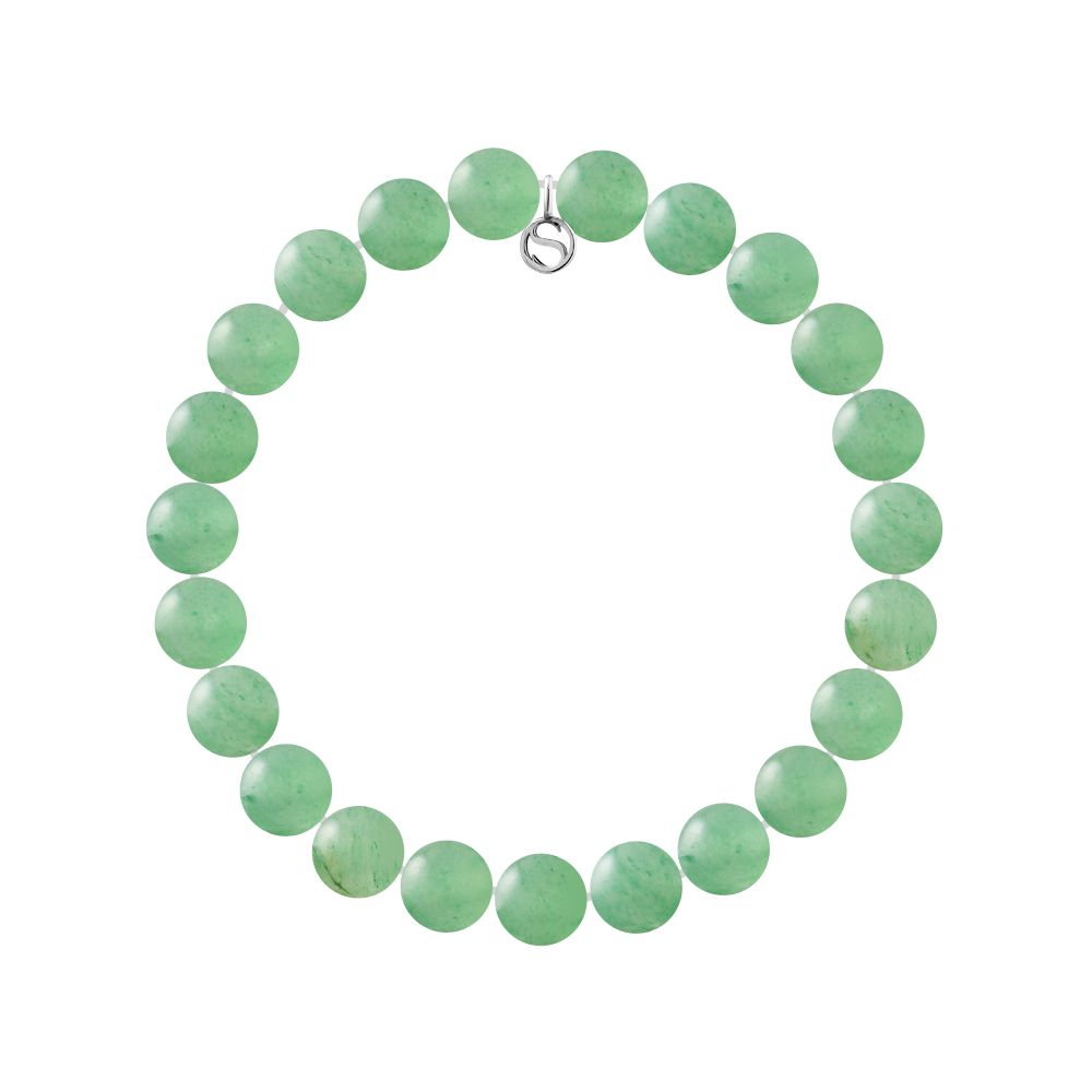 Grünes Aventurin Edelstein Perlenarmband