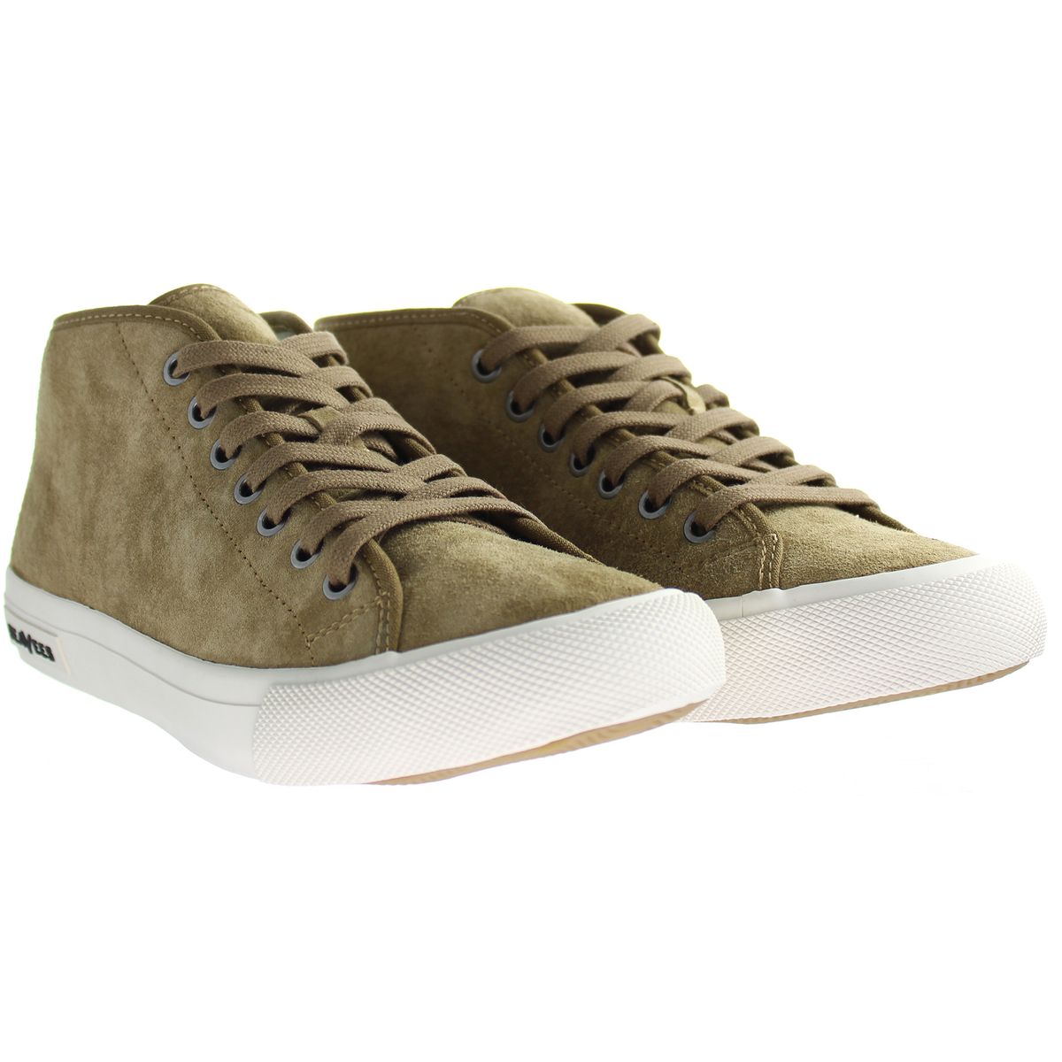 Mittelhohe Schnürsneaker aus Wildleder