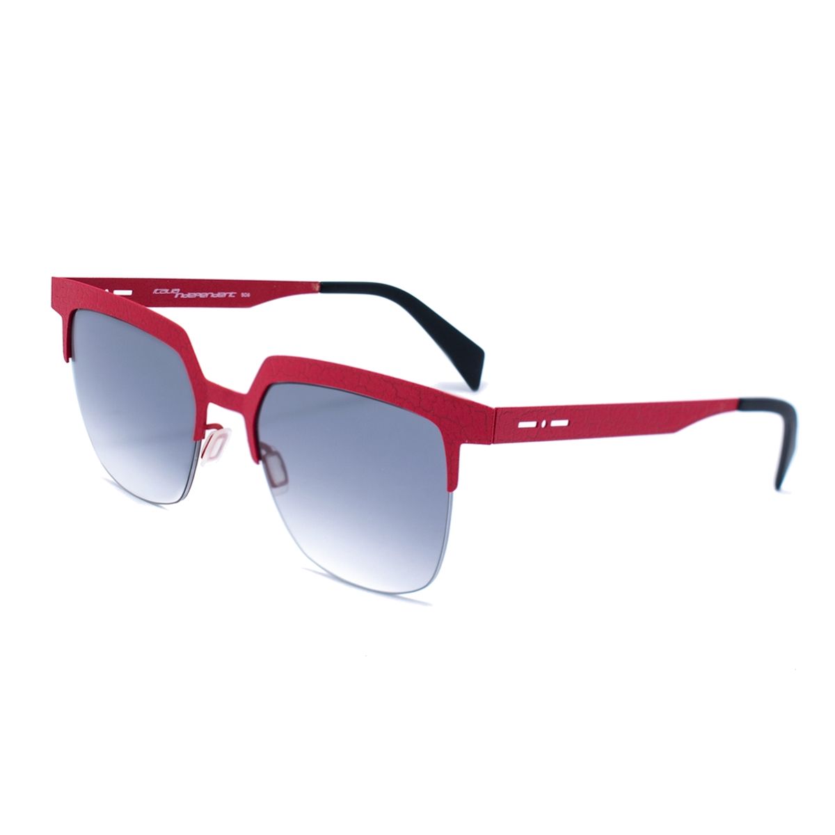 Rote Halbrand Sonnenbrille