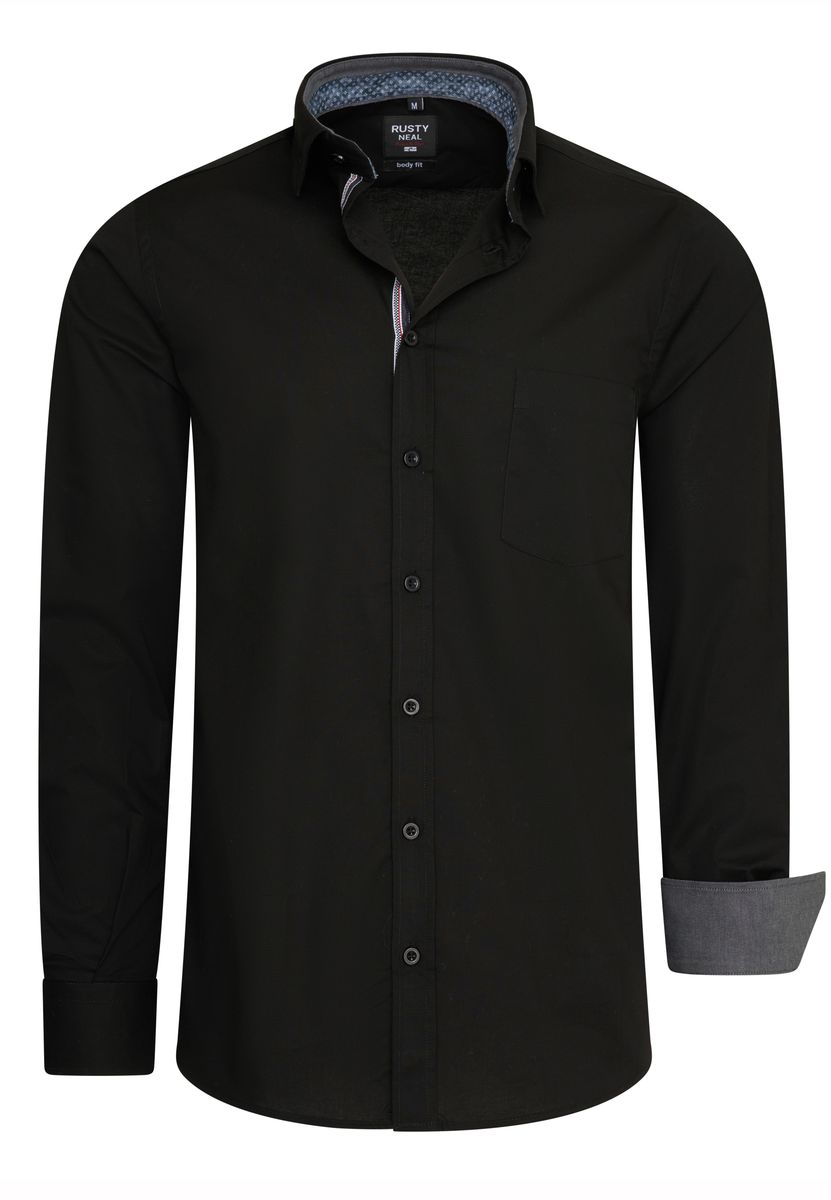 Herren Hemd Regular Fit Unifarben