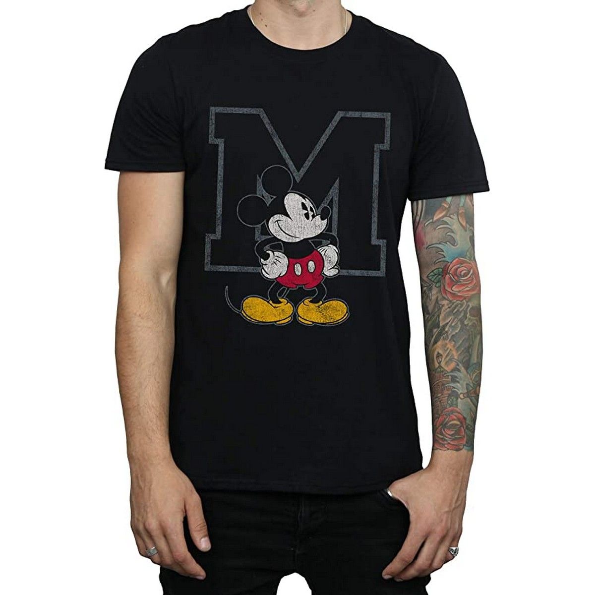 Klassisches Mickey Mouse Grafik T-Shirt