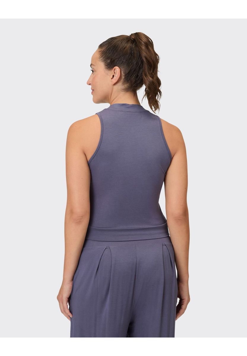 Ärmelloses Tanktop mit Twist-Detail