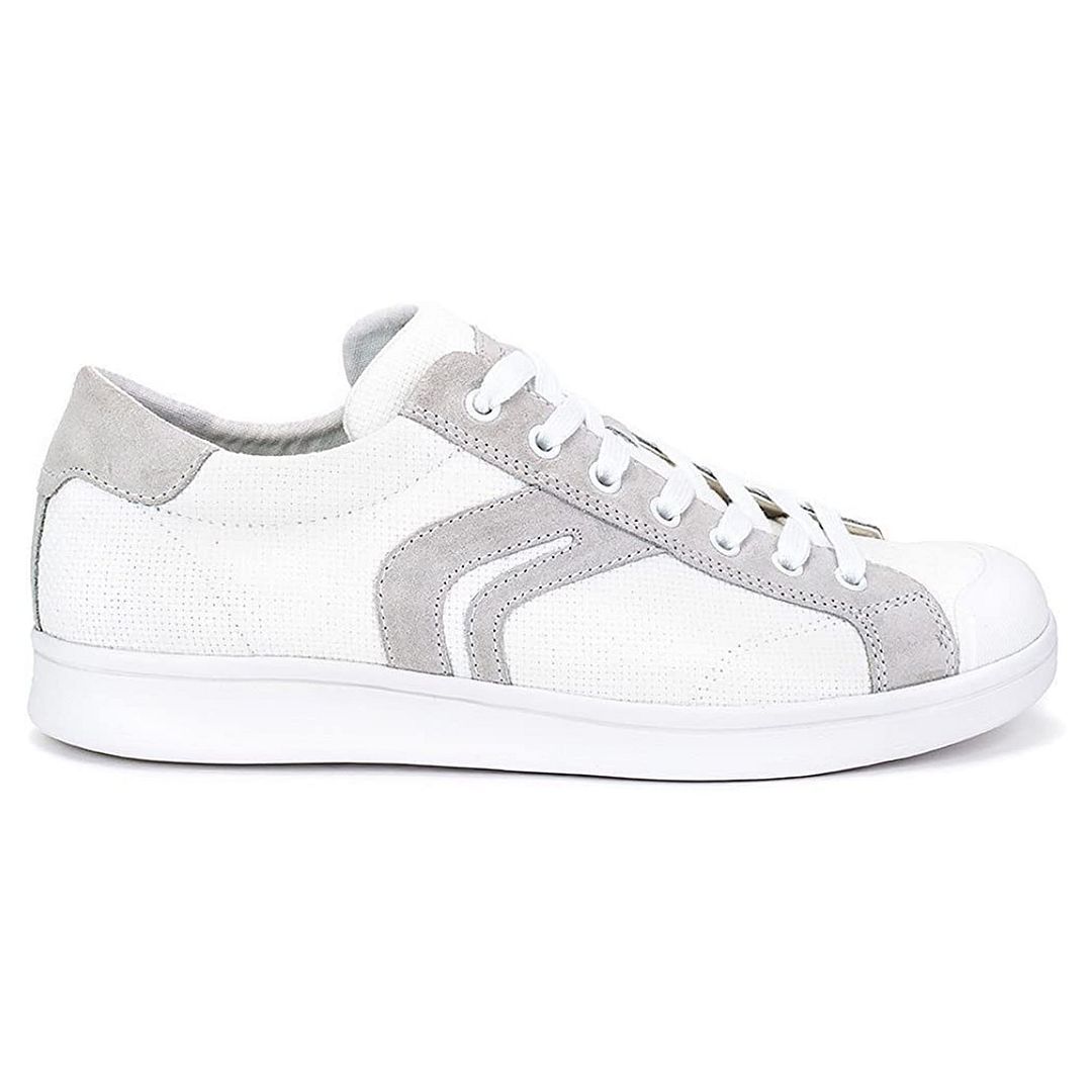 Geox Warrens Mens White Trainer