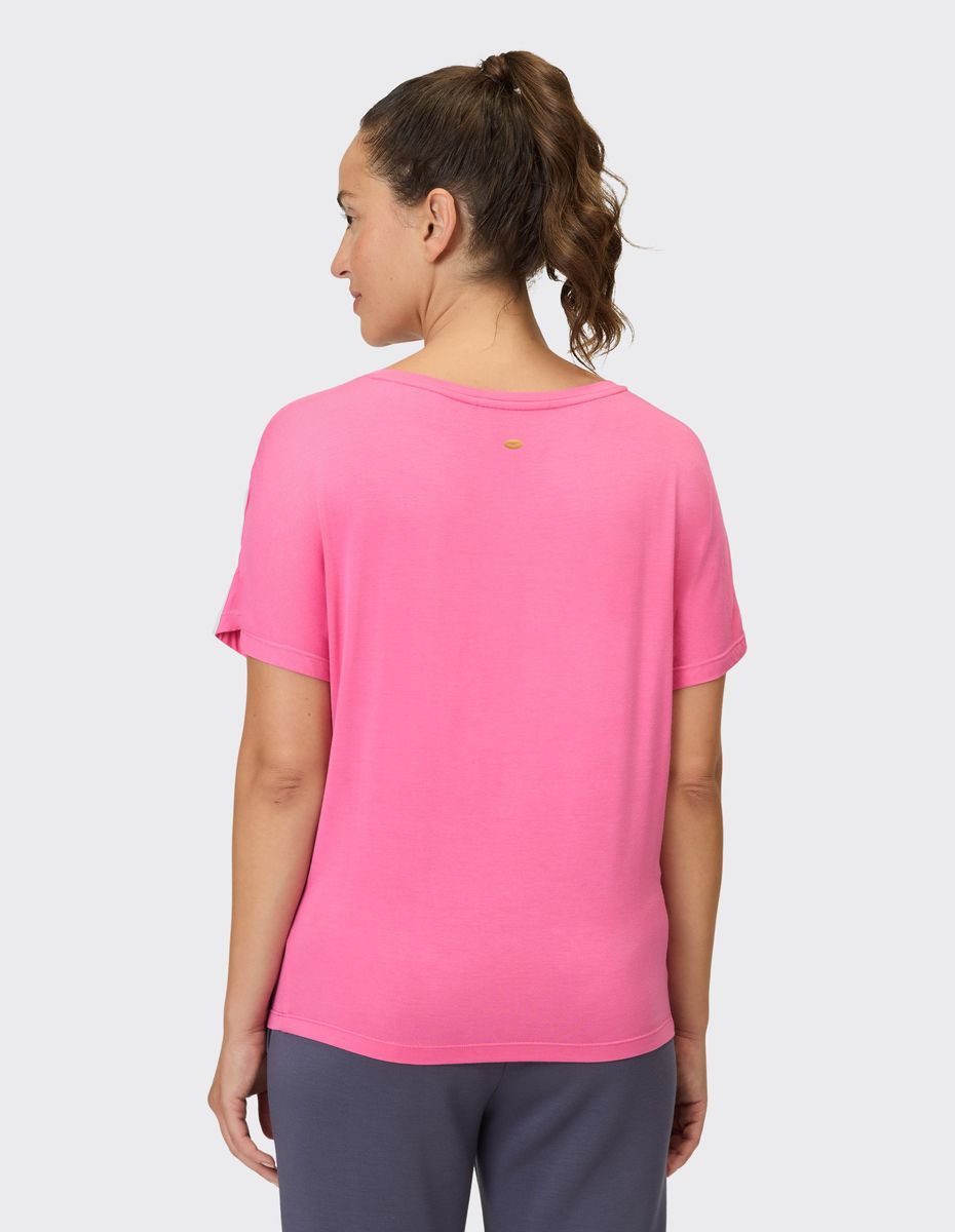 Locker geschnittenes T-Shirt aus Bambusmischung
