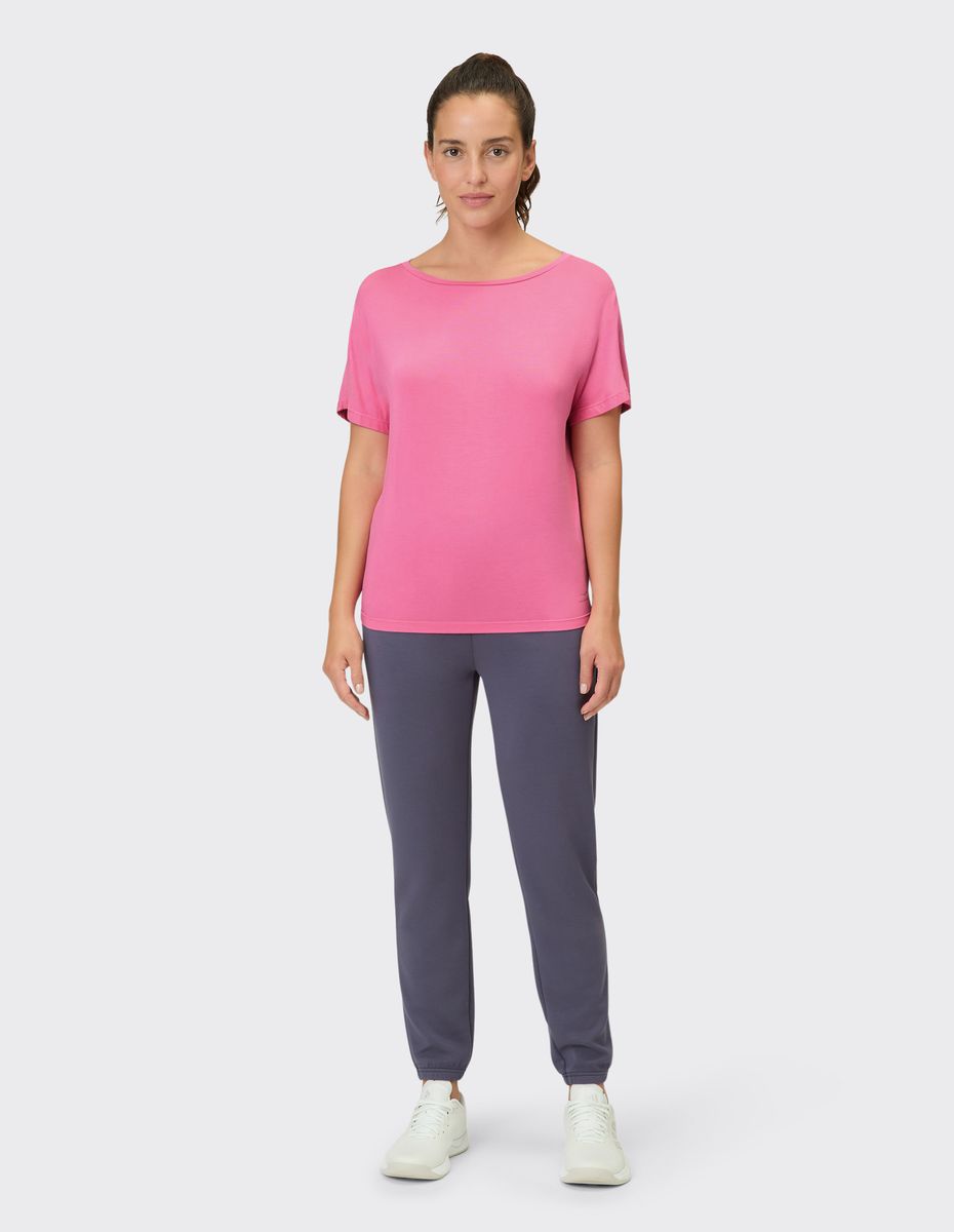 Locker geschnittenes T-Shirt aus Bambusmischung