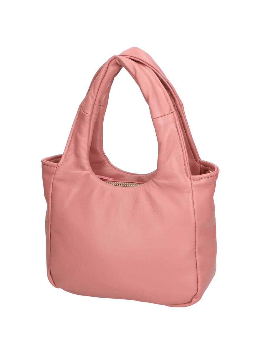 Weiche Nappaleder-Handtasche mit Knoten