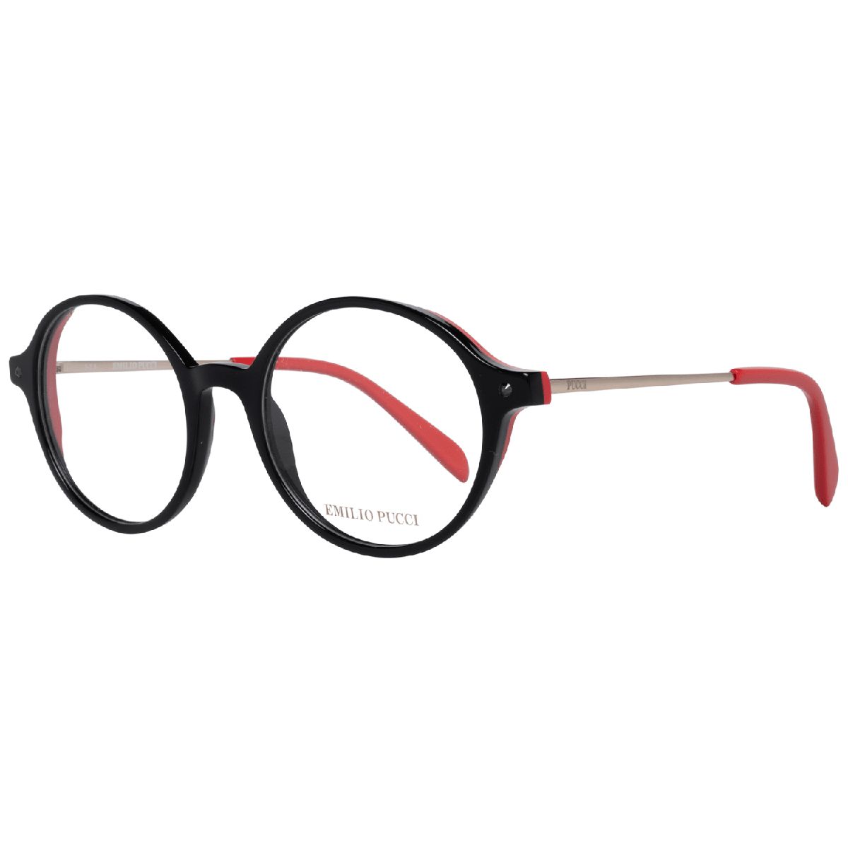 Runde schwarze Vollrandbrille