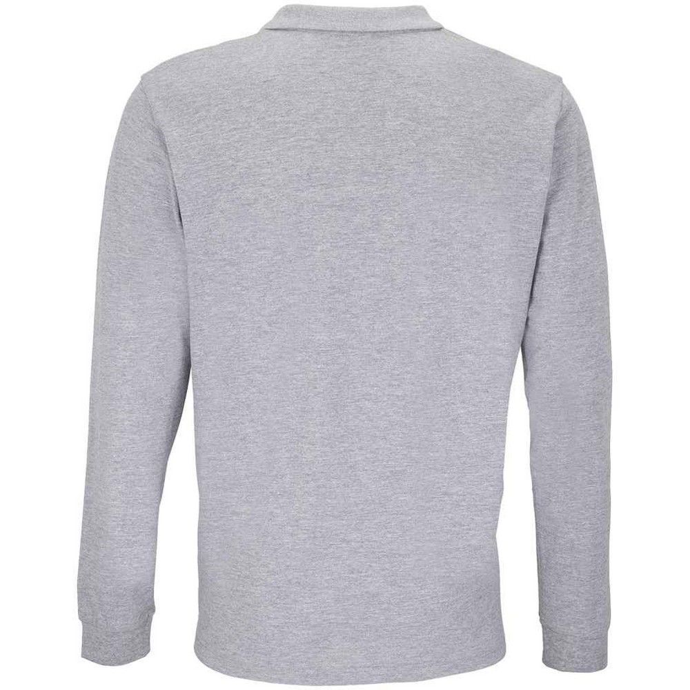 Langärmliges Poloshirt aus Bio-Baumwolle