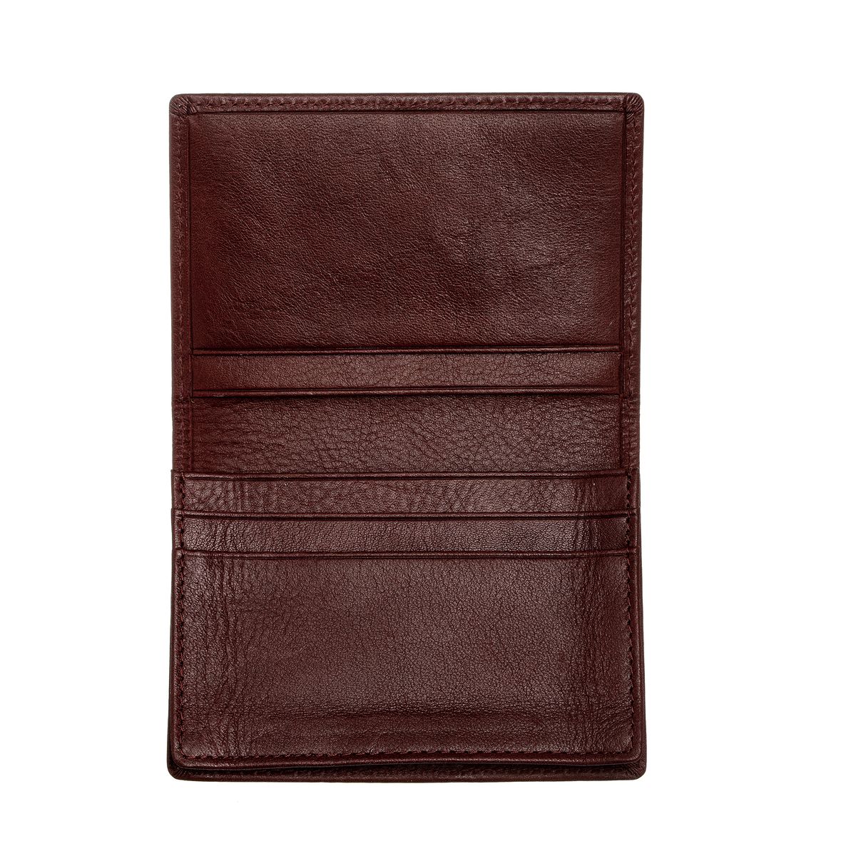 Kompakte Leder-Bifold-Geldbörse