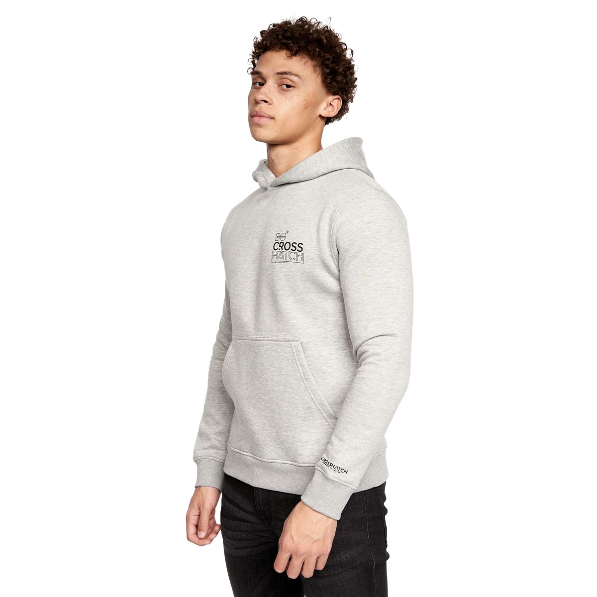 Logo-Kapuzenpullover mit Kängurutasche