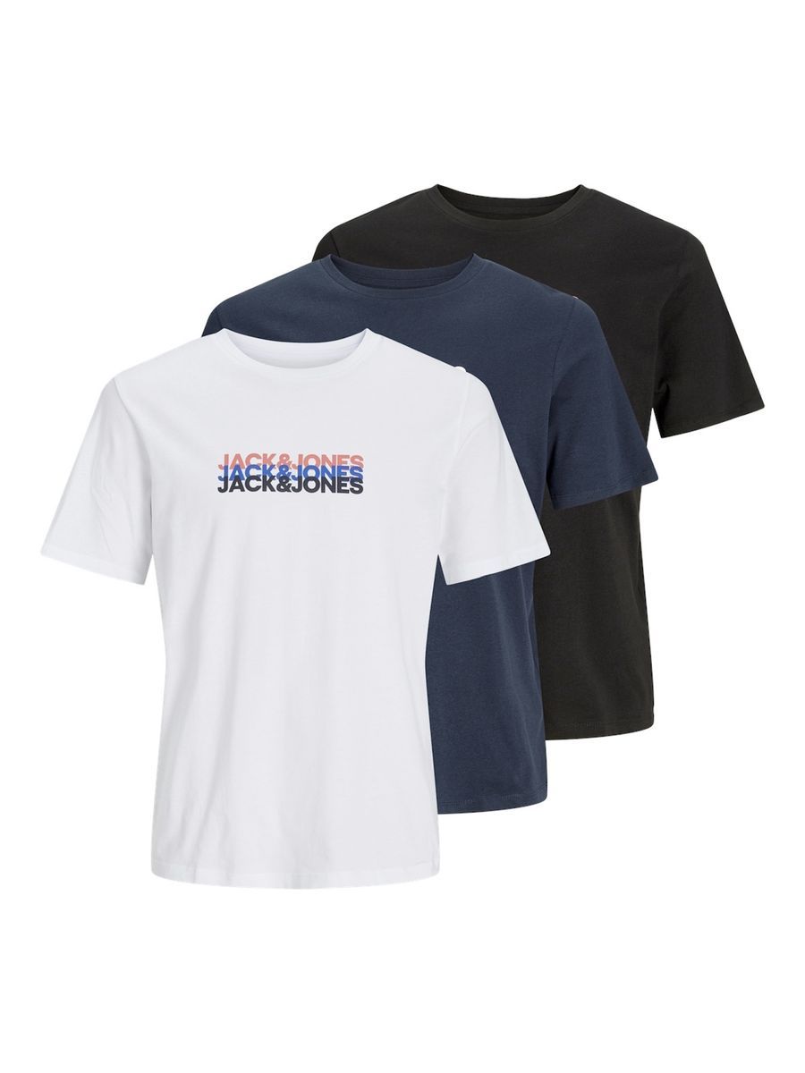 Jack & Jones Grafik Baumwoll T-Shirt Set