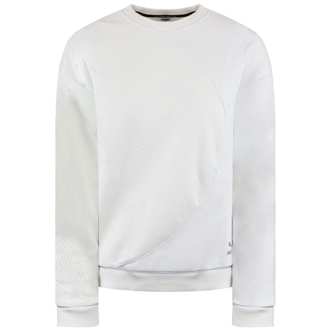 Modernes strukturiertes Sweatshirt mit Panel-Detail