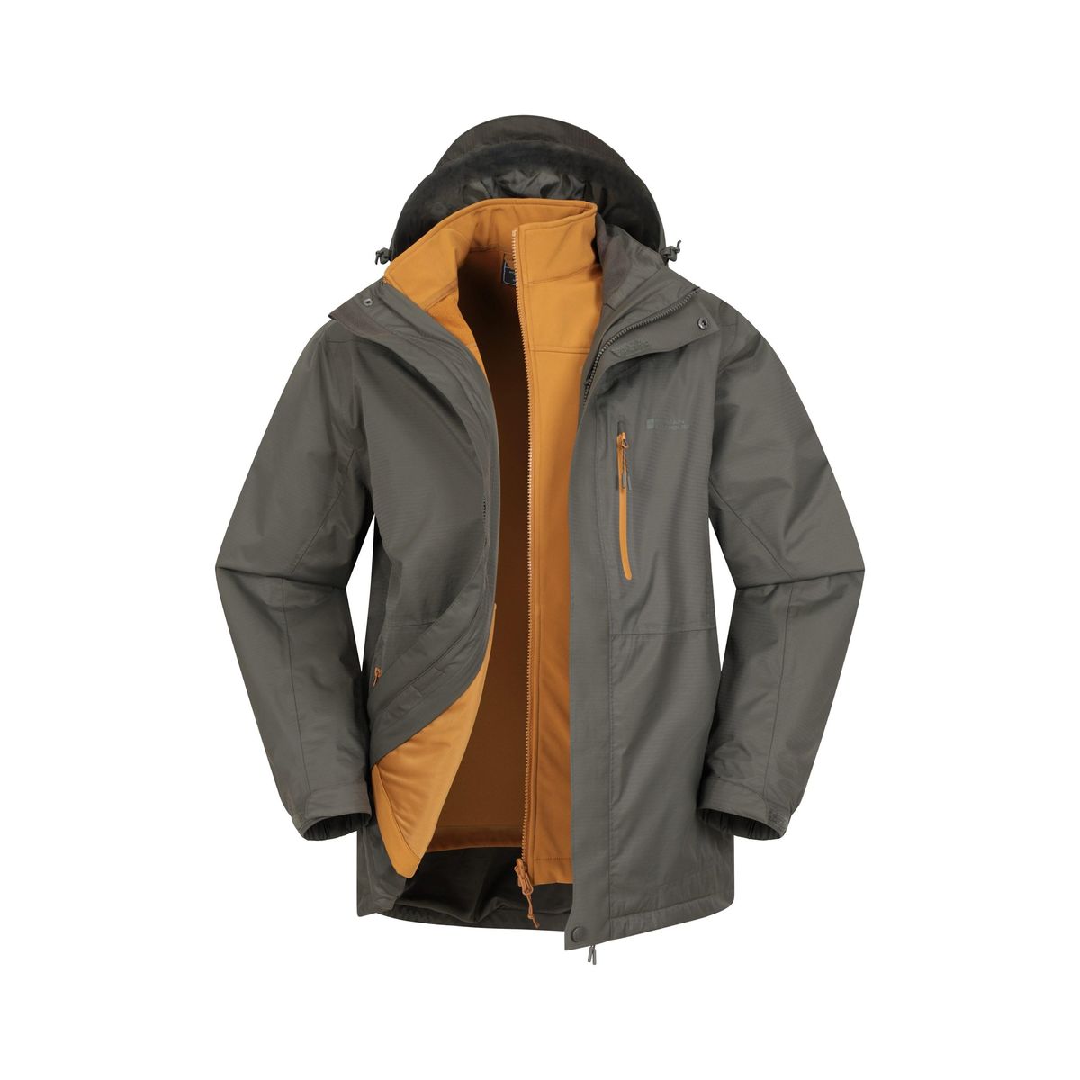 Wasserdichte 3-in-1 Jacke für Herren