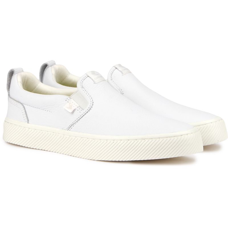 Leder Slip-On Skater Sneaker