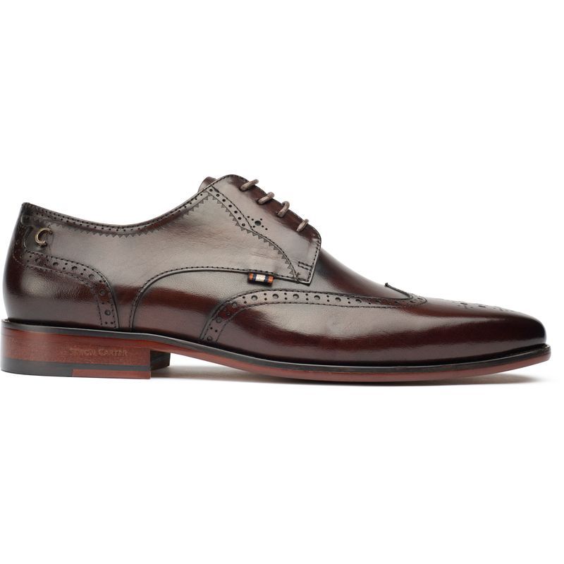 Elegante Wingtip Brogue Oxford Schnürschuhe