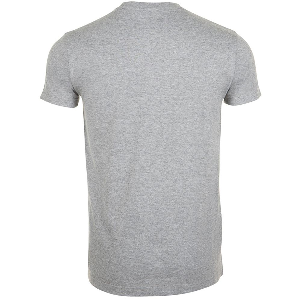 Körpernahes Baumwoll-T-Shirt mit Rundhalsausschnitt