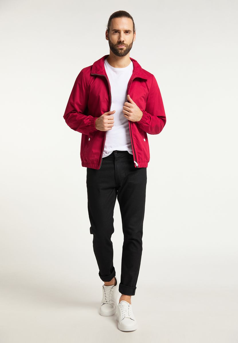 Leichter Baumwoll-Blouson mit Stehkragen