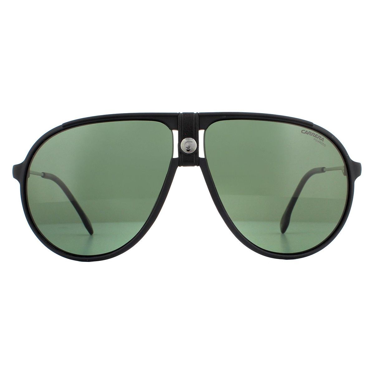 Carrera Matte Schwarze Piloten Sonnenbrille