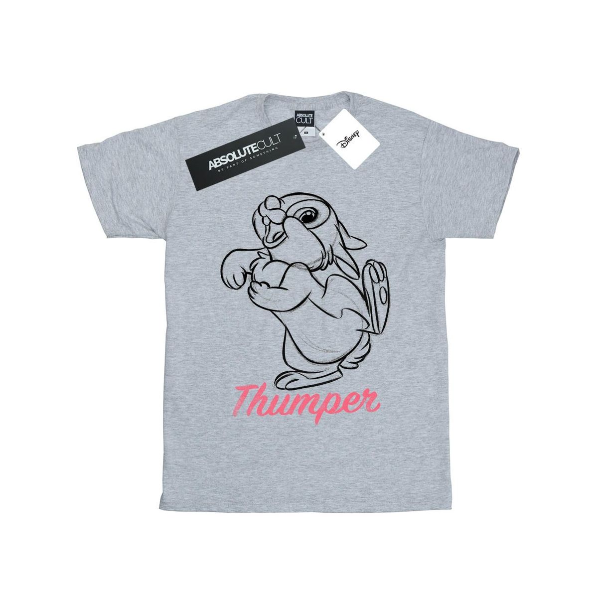 Disney Bambi Klopfer T-Shirt mit Linienzeichnung