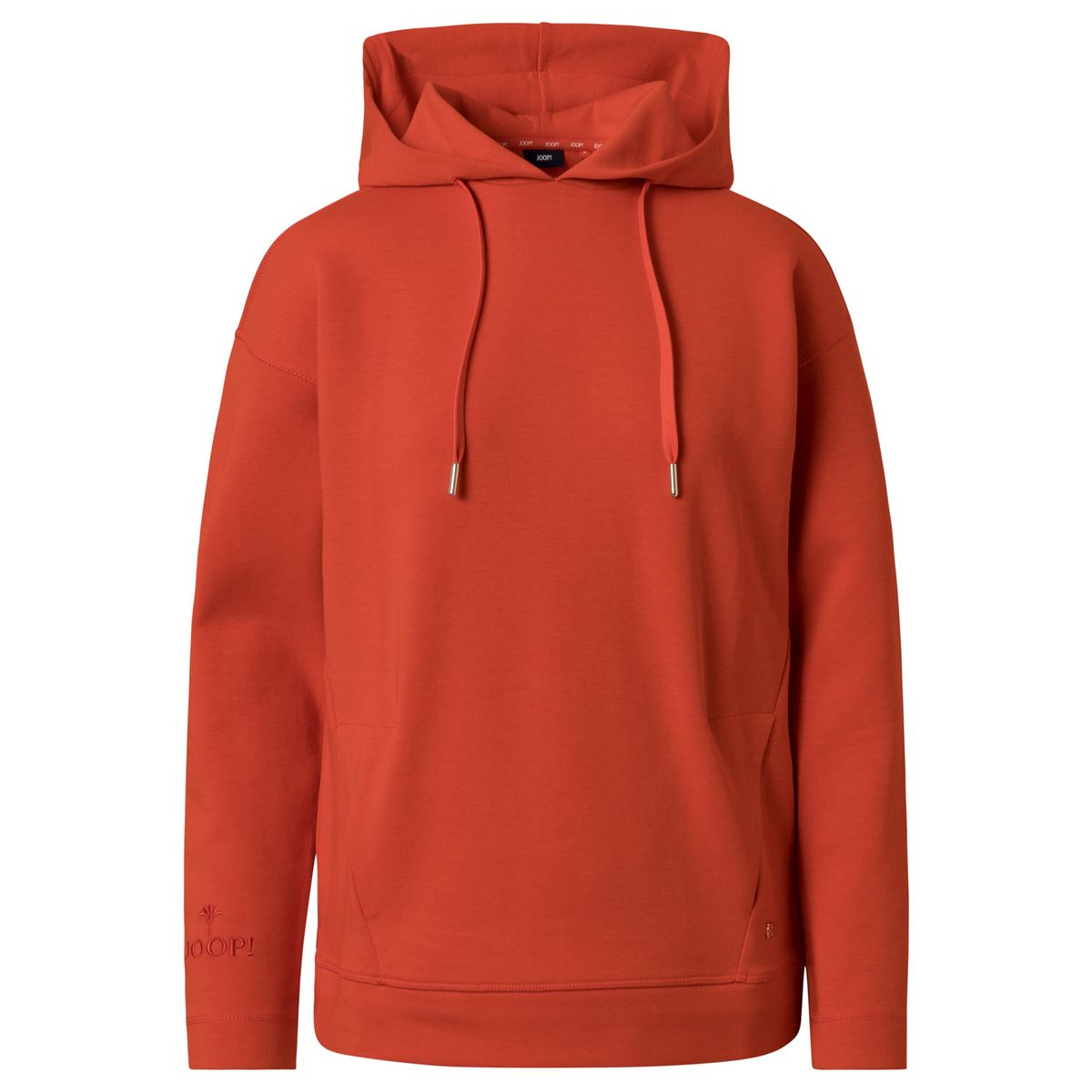 Hoodie aus Baumwollmischung mit lässiger Passform