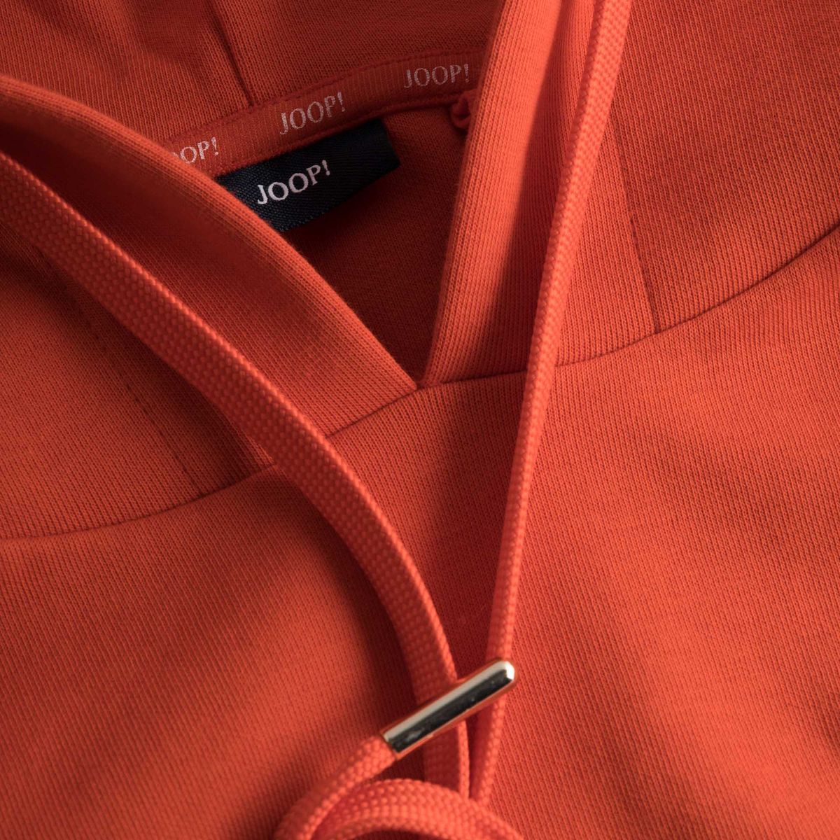 Lockerer Jersey-Hoodie mit Kordelzug