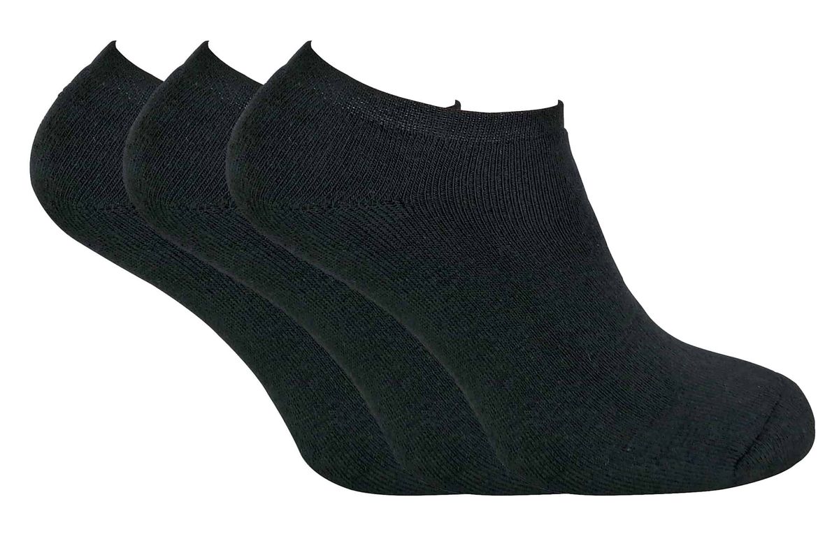3 Paar Herren dicke gepolsterte Low Cut Knöchel Thermal Trainer Socken