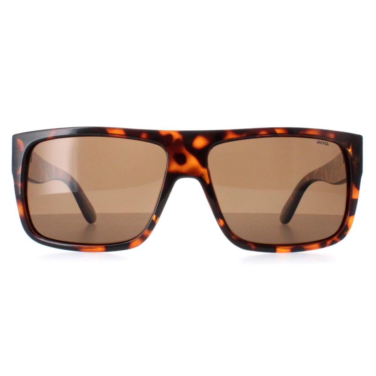 Herren Rechteckige Schildpatt Sonnenbrille