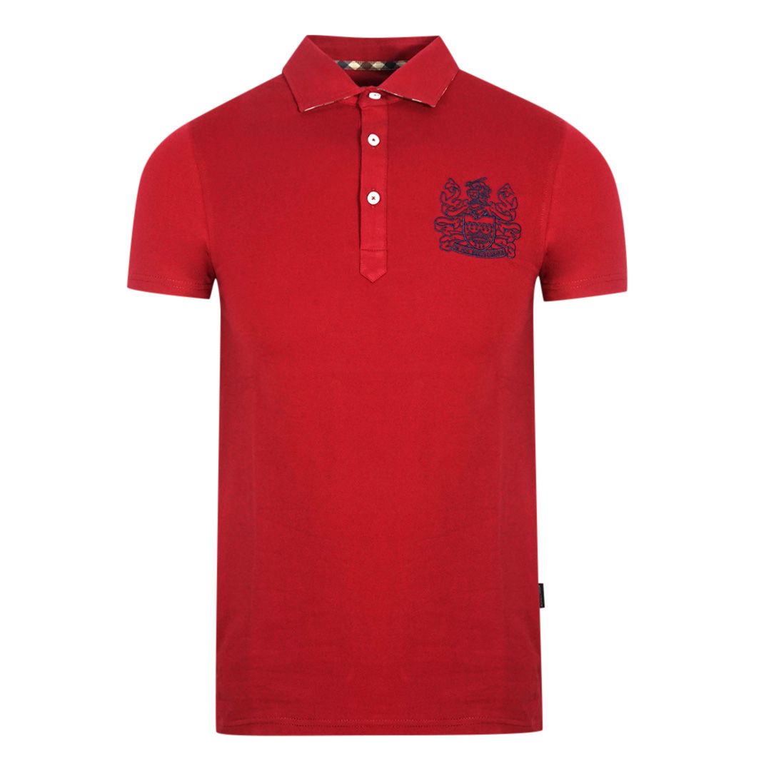 Klassisches Piqué-Poloshirt mit Wappen-Logo