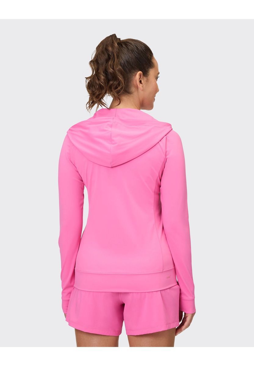 Aktive Kapuzenjacke mit Reißverschluss und Kordelzug