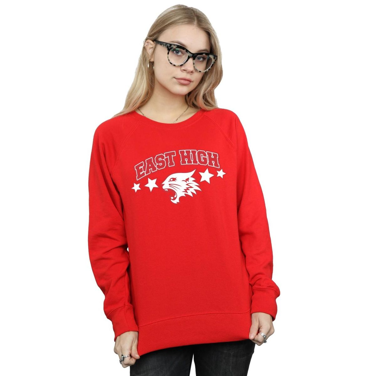 Sweatshirt mit Wildcat-Sternen-Print