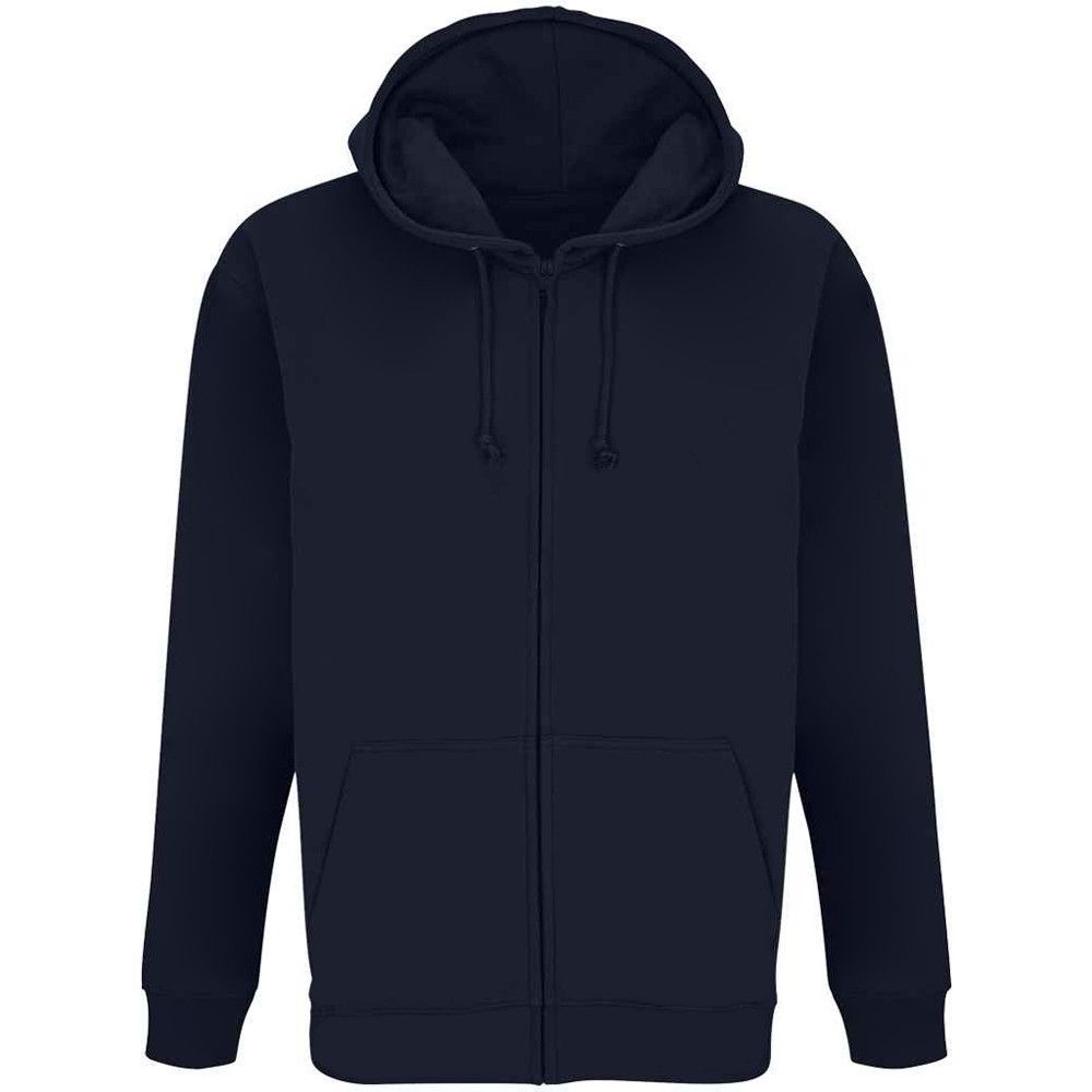 SOLS - "Carter" Hoodie mit durchgehendem Reißverschluss für Herren/Damen Unisex (Dunkelblau)