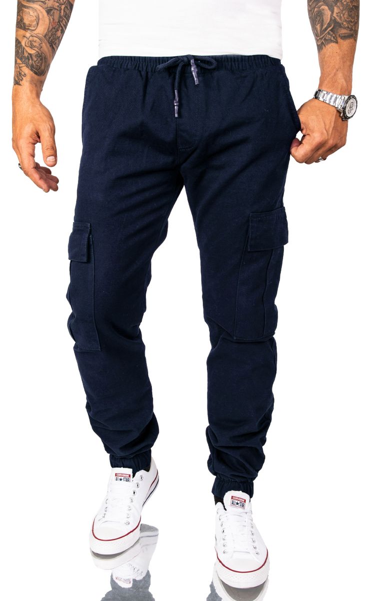 Herren Cargo-Jogginghose für Freizeit