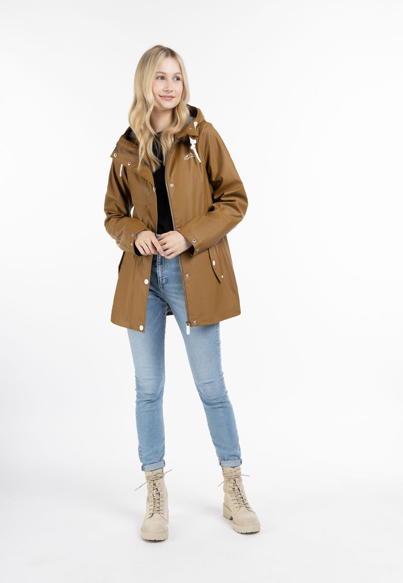 ICEBOUND Regenjacke Damen Dunkelsand