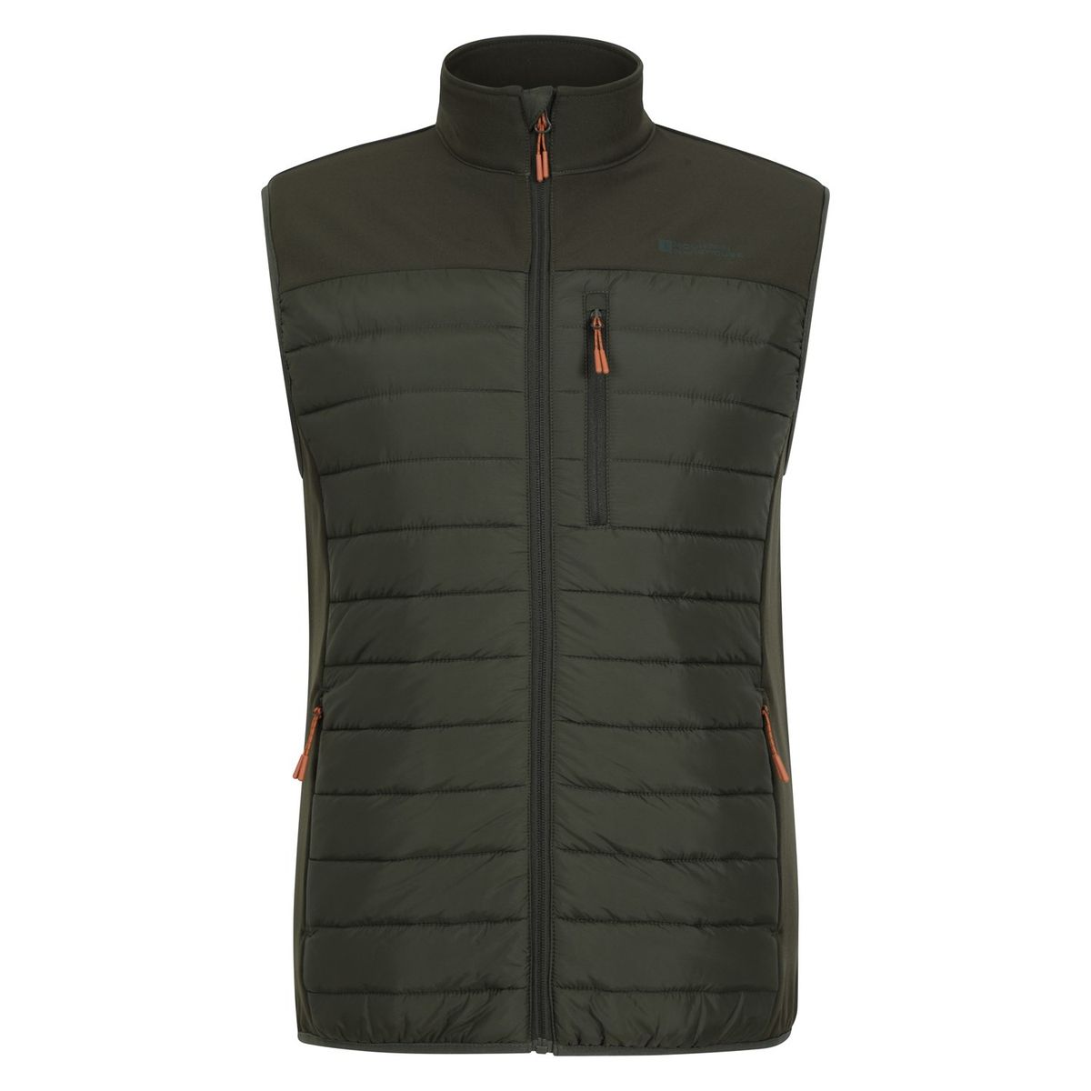 Mountain Warehouse Herren Turbine II Hybrid gepolstert Gilet (Grün)