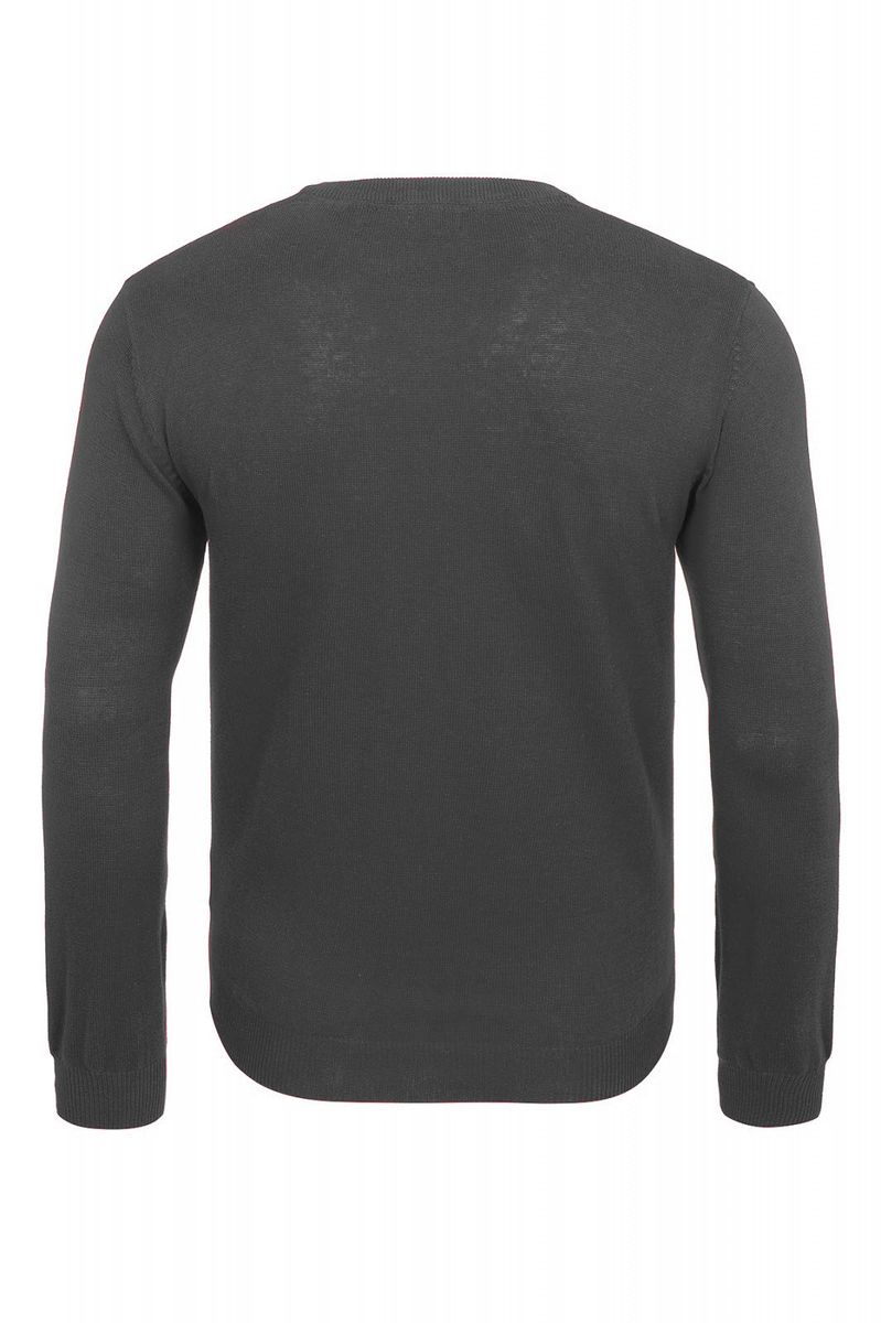 Essentieller V-Ausschnitt Baumwollpullover