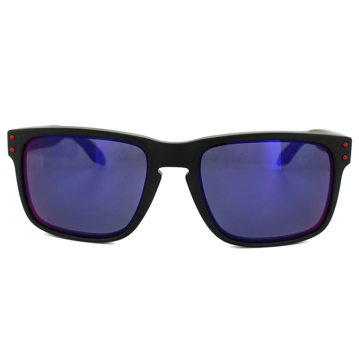 Matte Schwarze Sonnenbrille mit quadratischem Rahmen