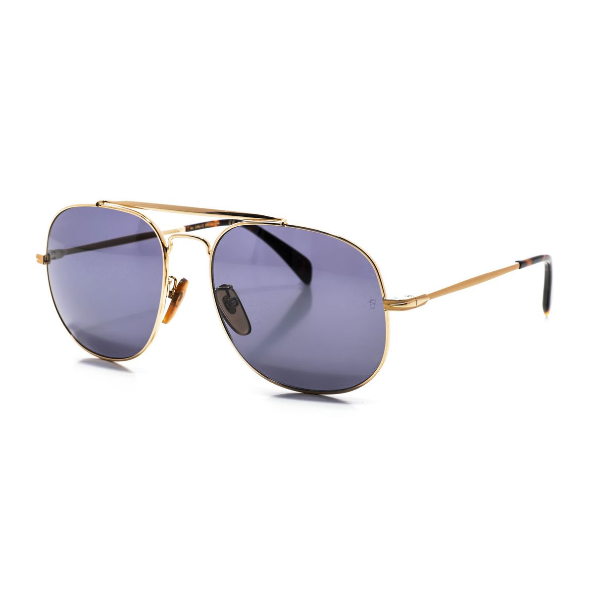 Quadratische Aviator-Sonnenbrille aus Metall