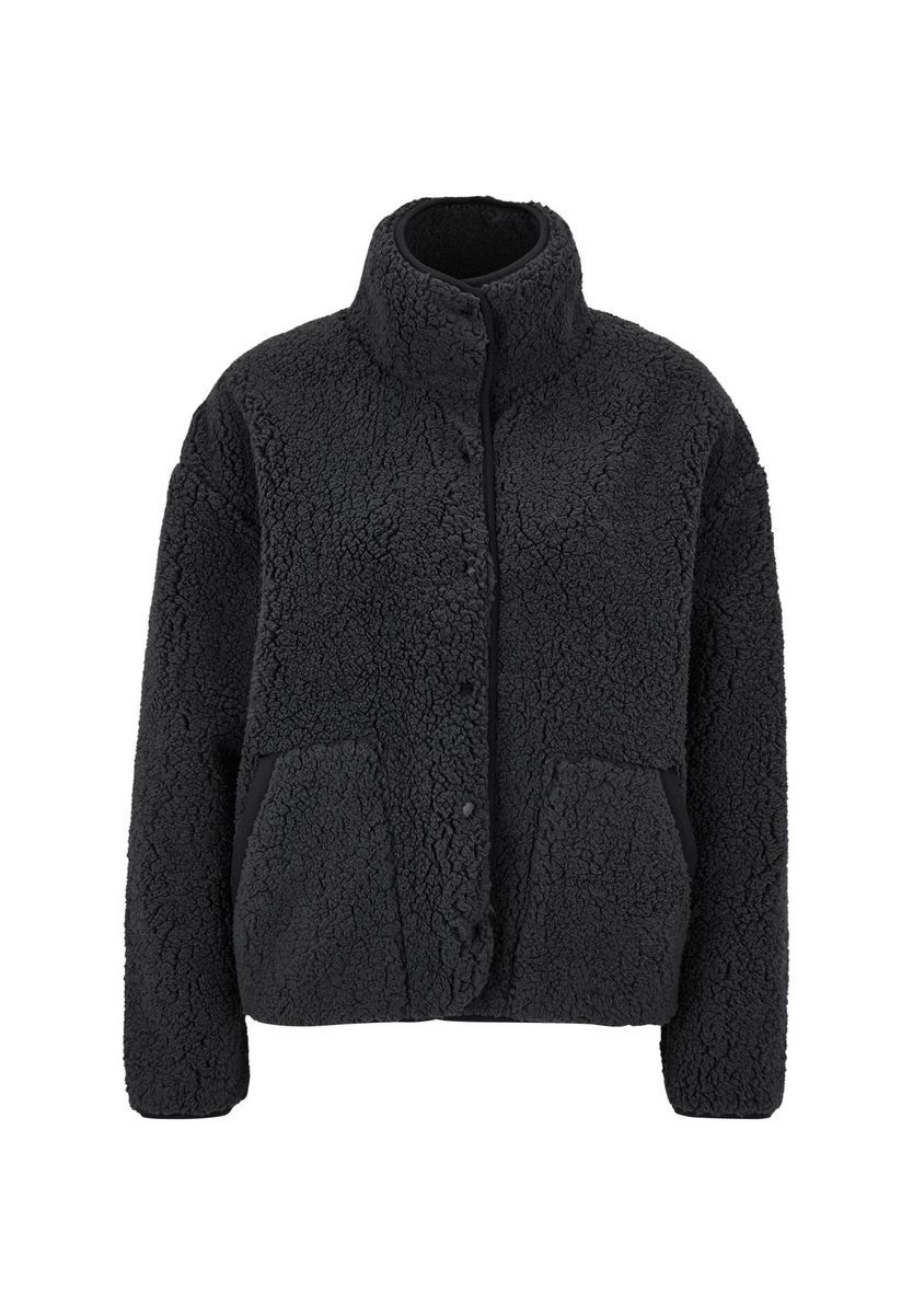 Kuschelige Fleece Jacke mit Knopfleiste
