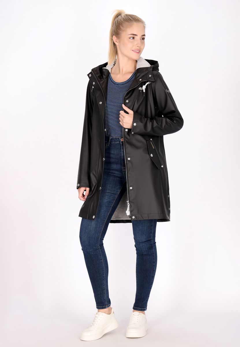 Wasserdichter Parka in A-Linie