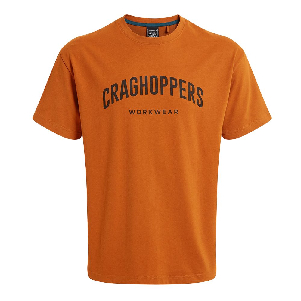 Herren T-Shirt mit Grafiklogo aus Baumwolle