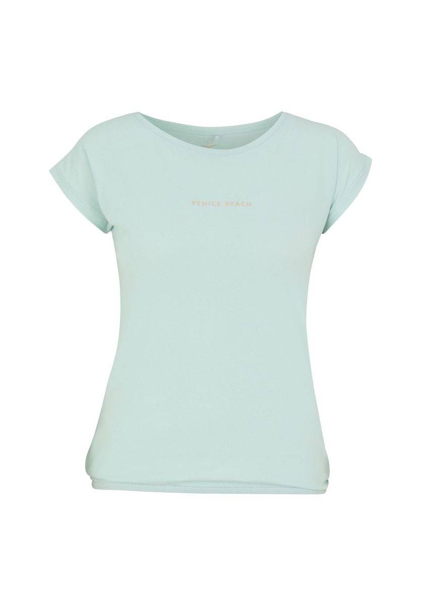 Türkisfarbenes Active T-Shirt Venice Beach Print