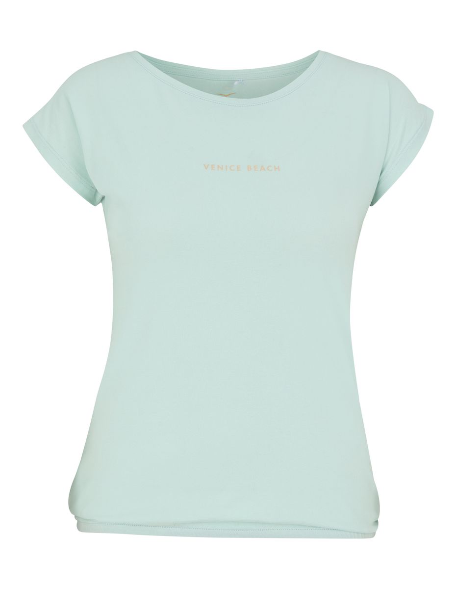 Türkisfarbenes Active T-Shirt Venice Beach Print