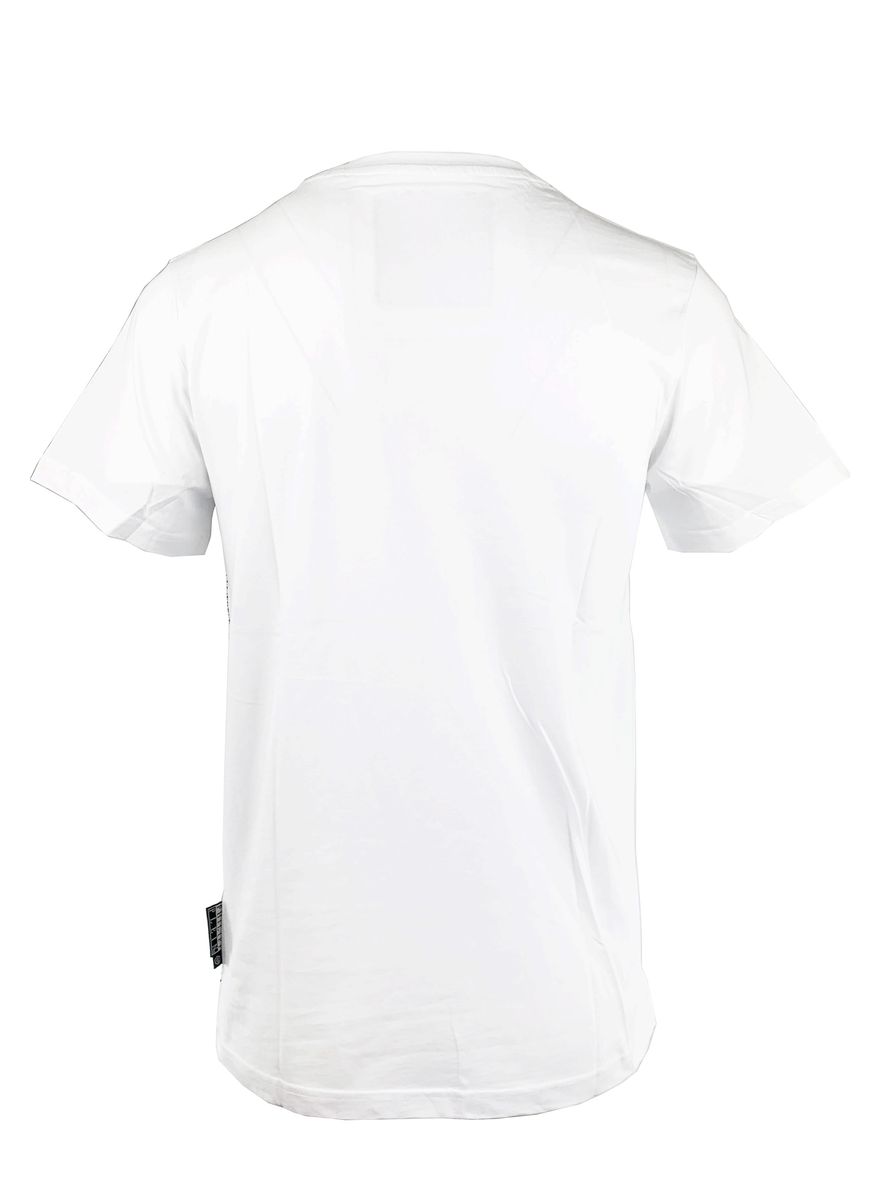Grafik-T-Shirt mit kristallbesetztem Gelddruck