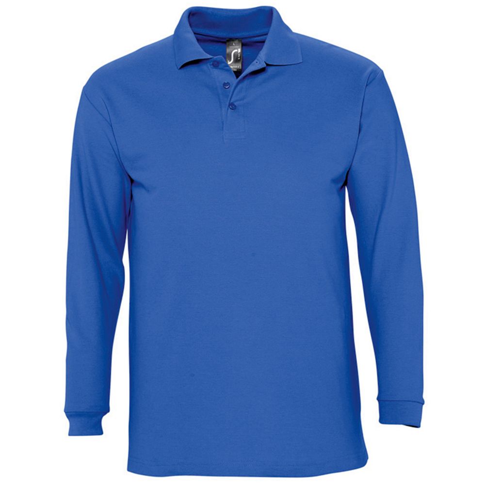 Herren Langarm Poloshirt