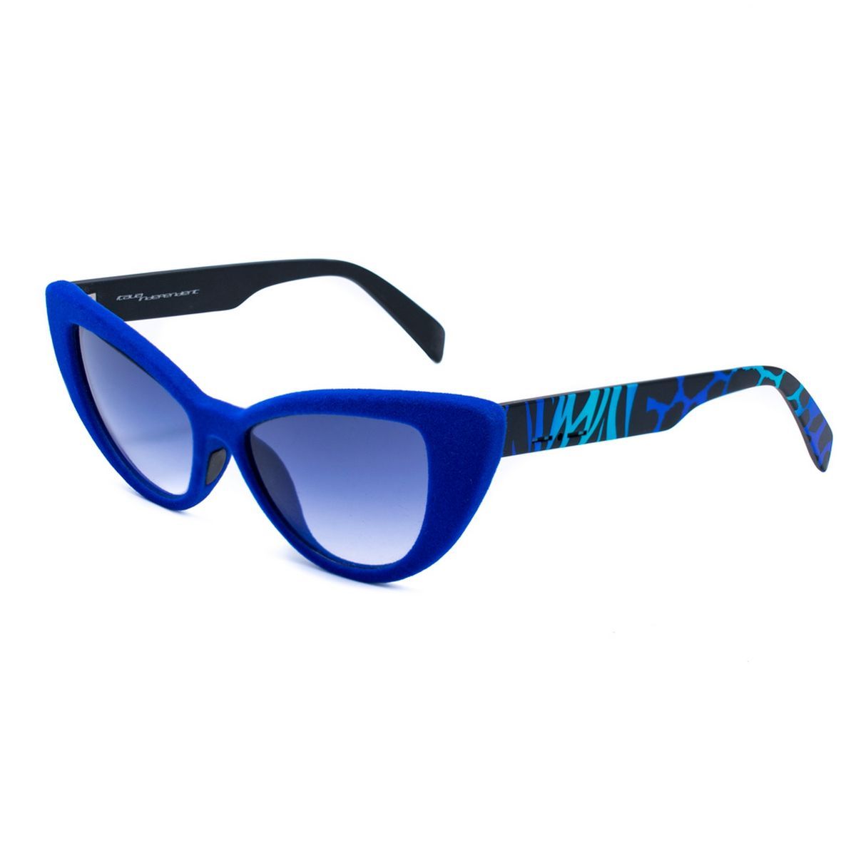 Blaue Cat-Eye-Sonnenbrille