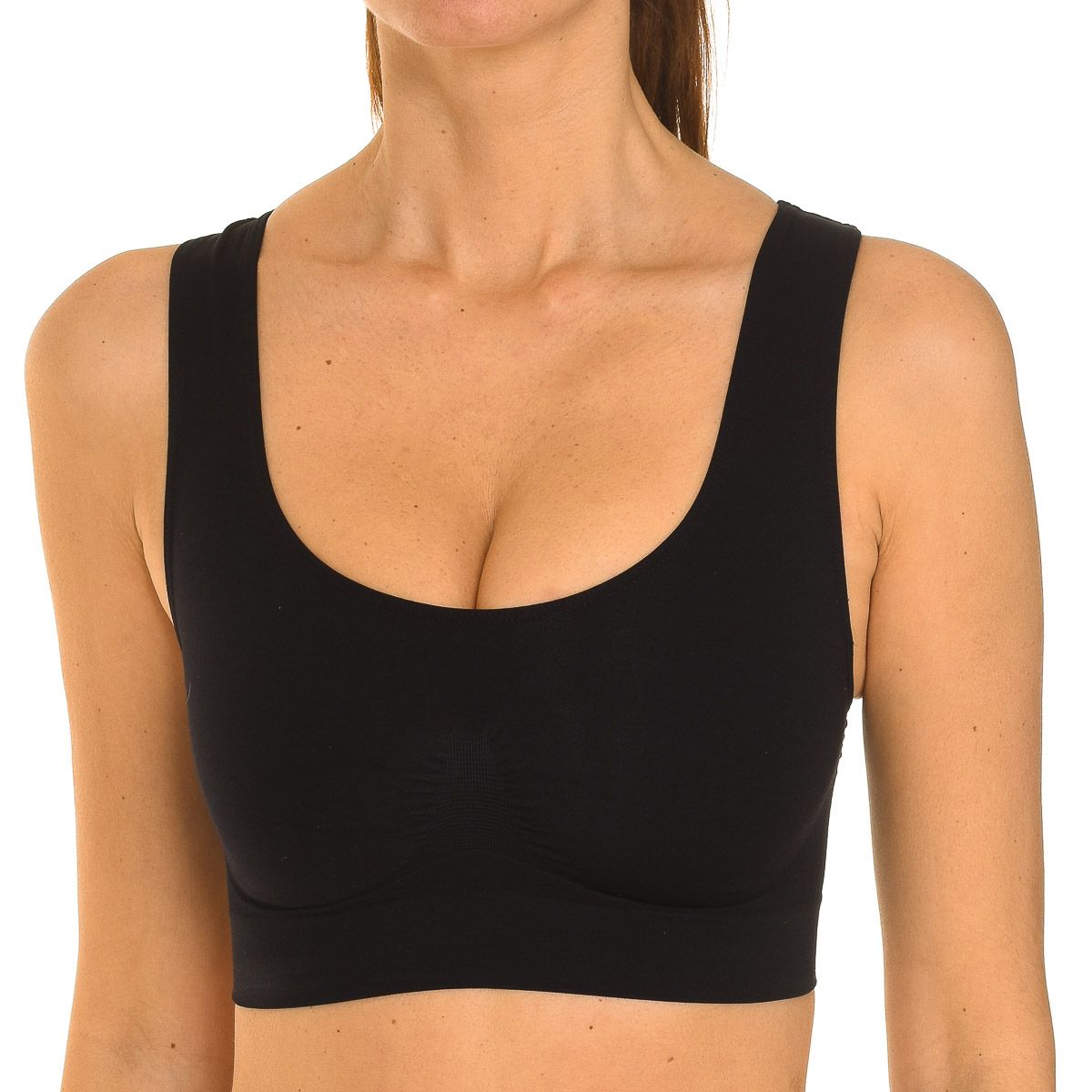 Nahtloser, bequemer Racerback-Sport-BH