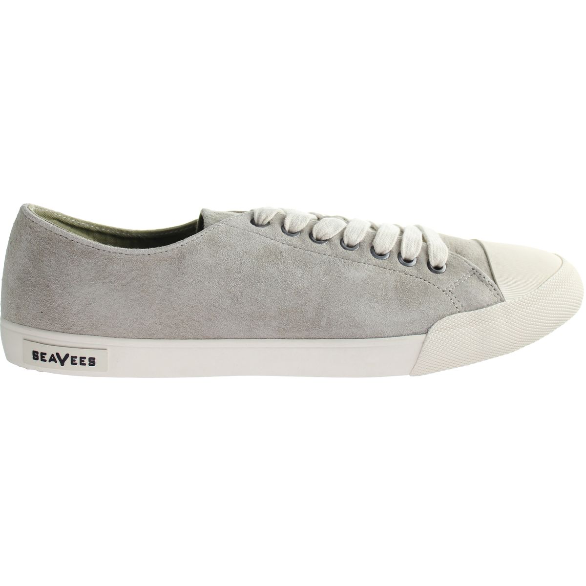 Graue Wildleder-Sneakers