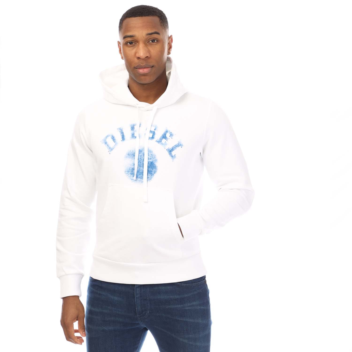 Kapuzenpullover aus Baumwolle mit Grafikprint