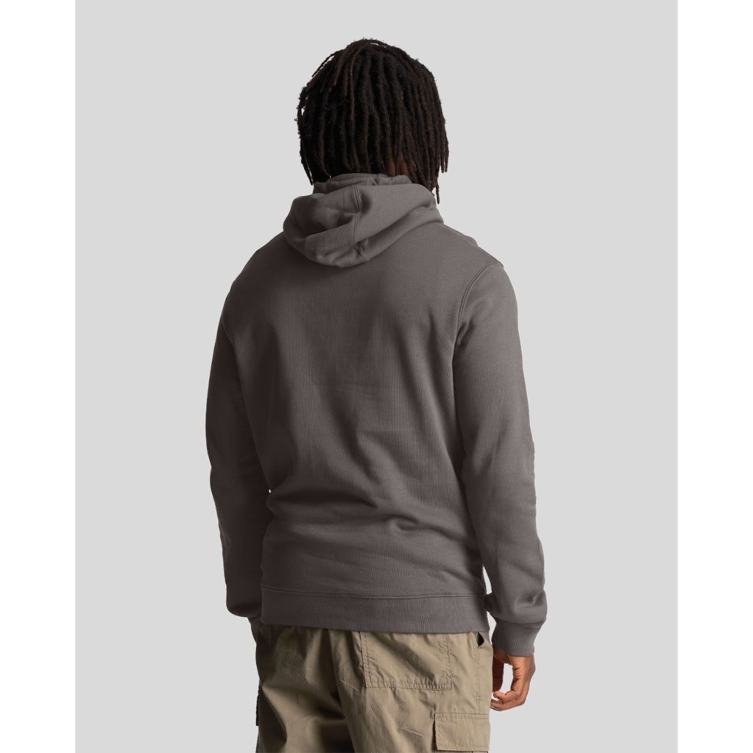 Kapuzenpullover aus Baumwolle mit Logostickerei